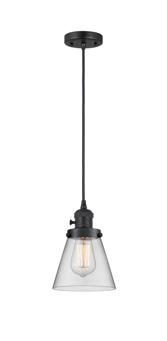 Innovations 201CSW-BK-G62 One Light Mini Pendant, Matte Black
