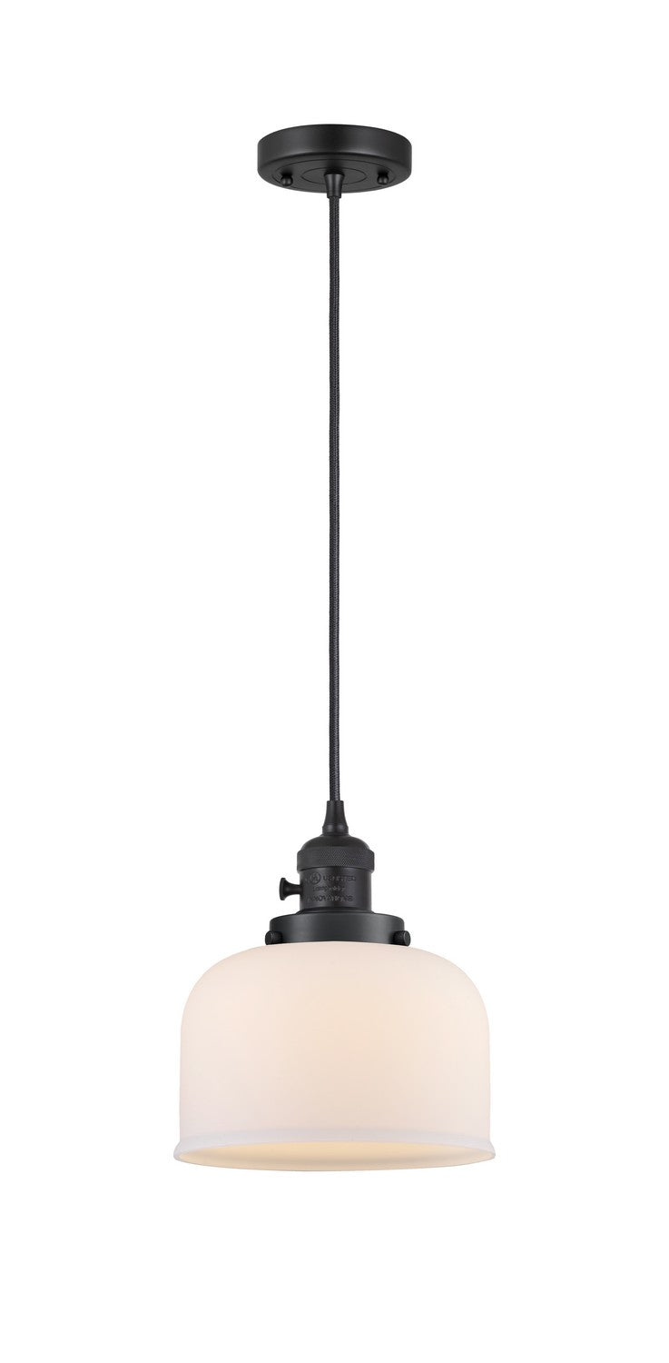 Innovations 201CSW-BK-G71 One Light Mini Pendant, Matte Black