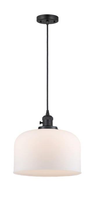Innovations 201CSW-BK-G71-L One Light Mini Pendant, Matte Black