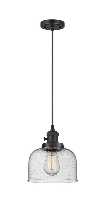 Innovations 201CSW-BK-G74 One Light Mini Pendant, Matte Black