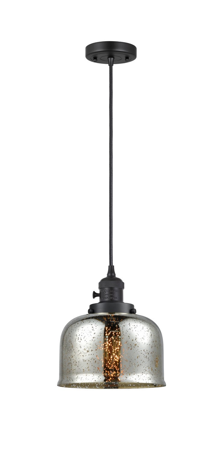 Innovations 201CSW-BK-G78 One Light Mini Pendant, Matte Black