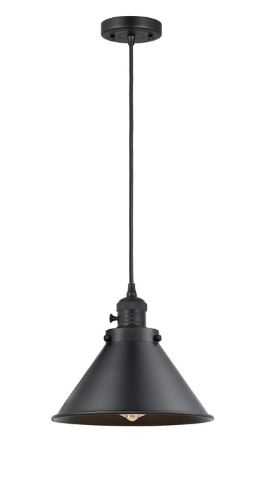 Innovations 201CSW-BK-M10-BK One Light Mini Pendant, Matte Black
