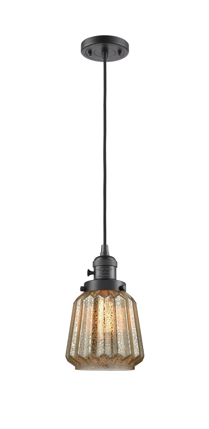 Innovations 201CSW-OB-G146 One Light Mini Pendant, Oil Rubbed Bronze
