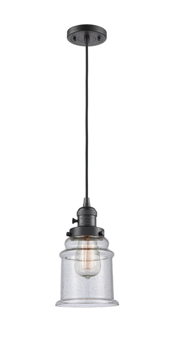 Innovations 201CSW-OB-G184 One Light Mini Pendant, Oil Rubbed Bronze