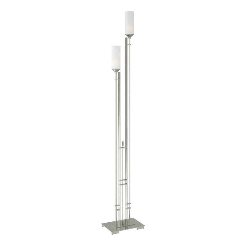 Hubbardton Forge 248416-SKT-85-GG0073 Two Light Floor Lamp, Sterling