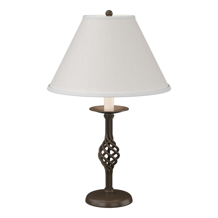 Hubbardton Forge 265001-SKT-05-SF1555 One Light Table Lamp, Bronze
