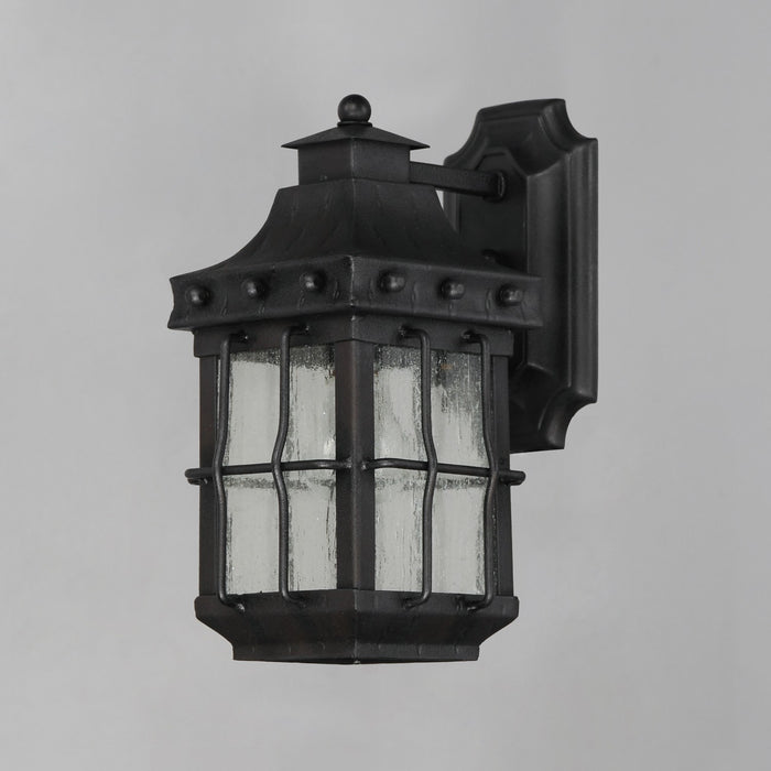 Maxim 30081CDCF One Light Outdoor Wall Lantern, Country Forge