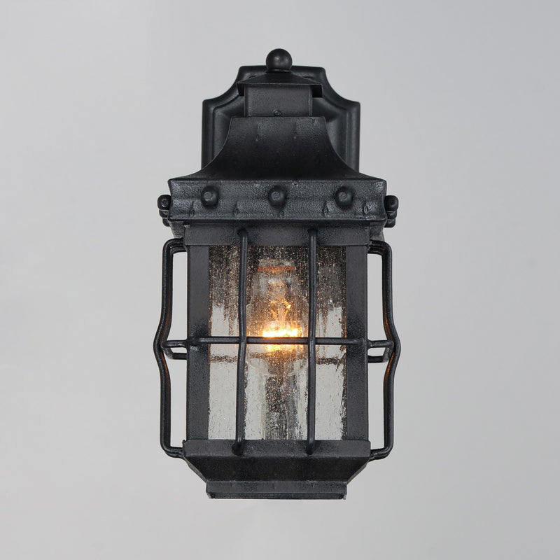 Maxim 30081CDCF One Light Outdoor Wall Lantern, Country Forge