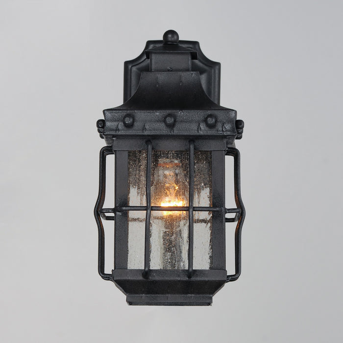 Maxim 30081CDCF One Light Outdoor Wall Lantern, Country Forge