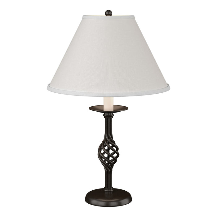Hubbardton Forge 265001-SKT-14-SF1555 One Light Table Lamp, Oil Rubbed Bronze