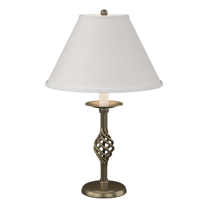 Hubbardton Forge 265001-SKT-84-SF1555 One Light Table Lamp, Soft Gold