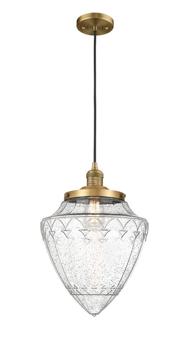 Innovations 201C-BB-G664-12 One Light Mini Pendant, Brushed Brass