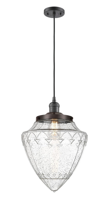 Innovations 201C-OB-G664-12 One Light Mini Pendant, Oil Rubbed Bronze