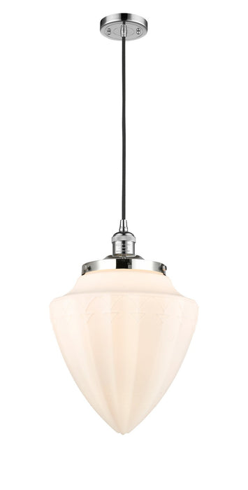Innovations 201C-PC-G661-12 One Light Mini Pendant, Polished Chrome