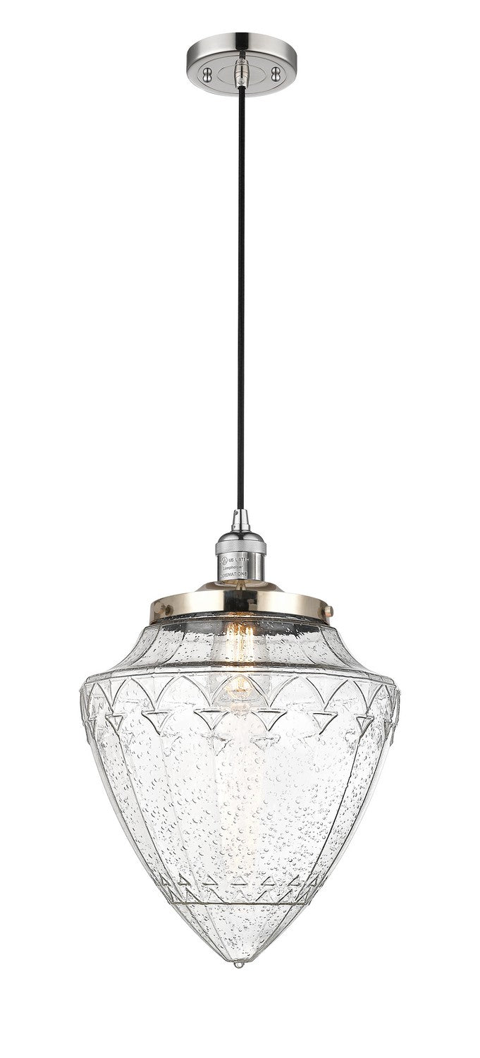 Innovations 201C-PN-G664-12 One Light Mini Pendant, Polished Nickel