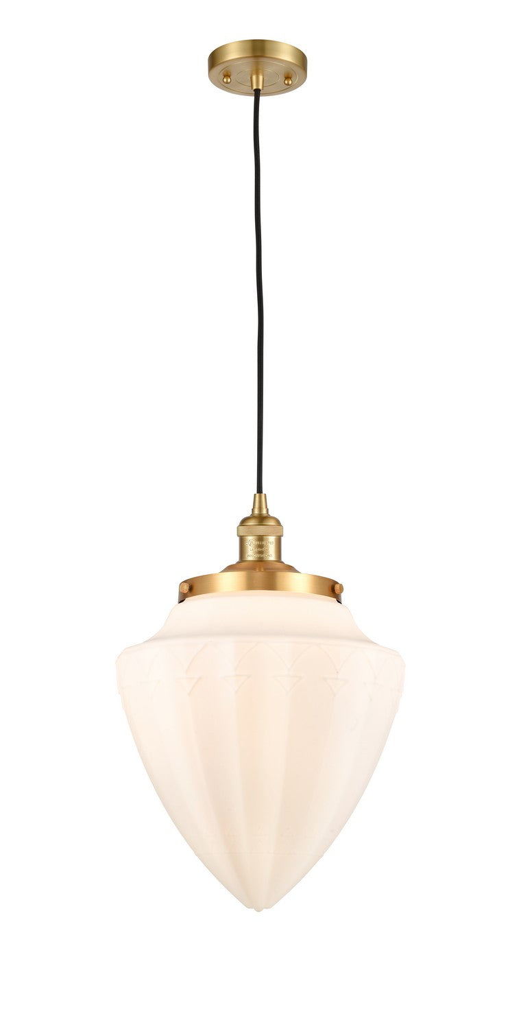 Innovations 201C-SG-G661-12 One Light Mini Pendant, Satin Gold