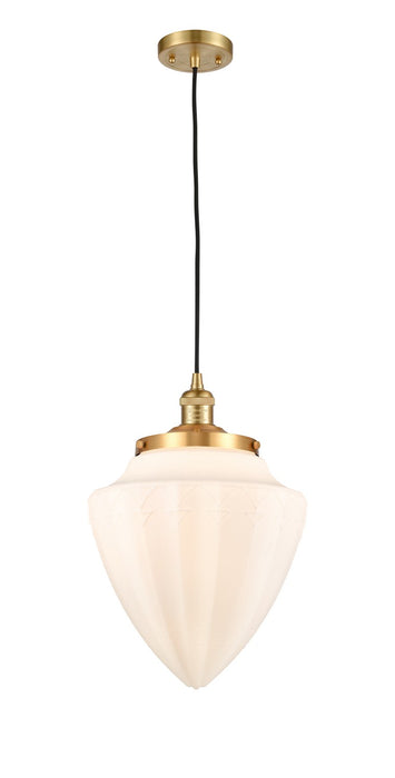 Innovations 201C-SG-G661-12 One Light Mini Pendant, Satin Gold