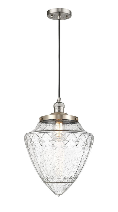 Innovations 201C-SN-G664-12 One Light Mini Pendant, Brushed Satin Nickel