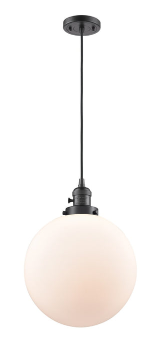 Innovations 201CSW-OB-G201-12 One Light Mini Pendant, Oil Rubbed Bronze