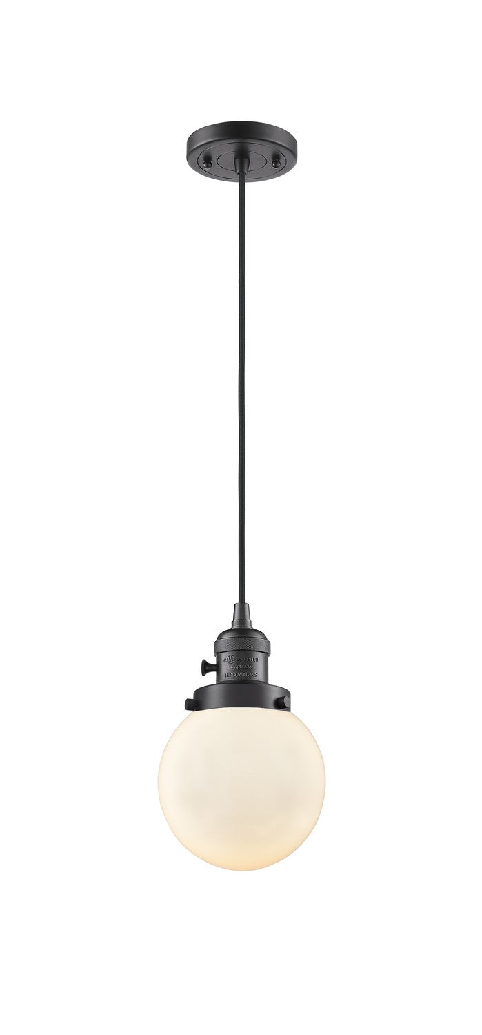 Innovations 201CSW-OB-G201-6 One Light Mini Pendant, Oil Rubbed Bronze