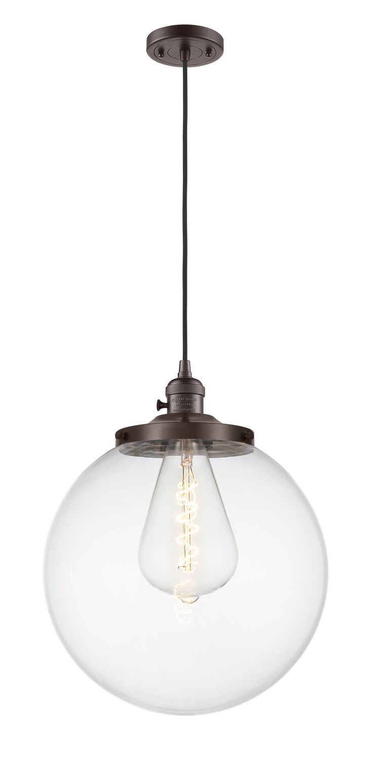Innovations 201CSW-OB-G202-14 One Light Mini Pendant, Oil Rubbed Bronze