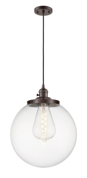 Innovations 201CSW-OB-G202-14 One Light Mini Pendant, Oil Rubbed Bronze