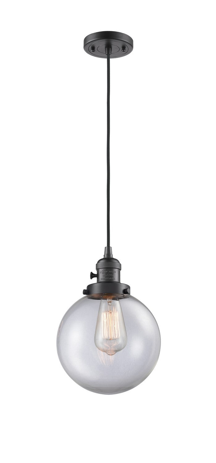 Innovations 201CSW-OB-G202-8 One Light Mini Pendant, Oil Rubbed Bronze