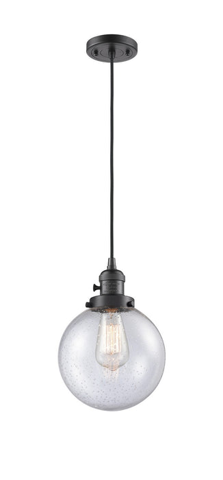 Innovations 201CSW-OB-G204-8 One Light Mini Pendant, Oil Rubbed Bronze