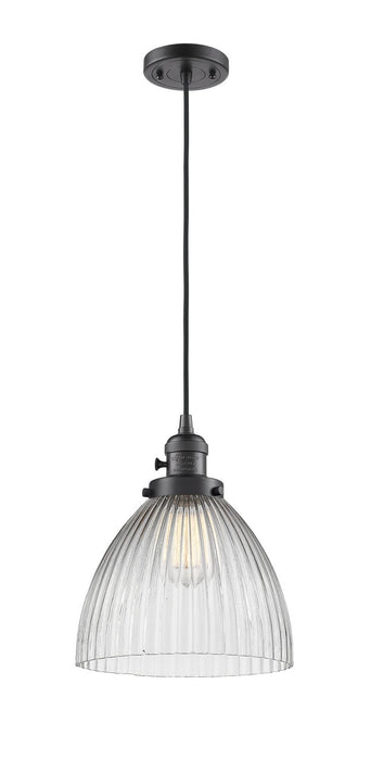 Innovations 201CSW-OB-G222 One Light Mini Pendant, Oil Rubbed Bronze