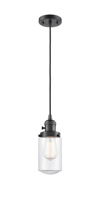 Innovations 201CSW-OB-G312 One Light Mini Pendant, Oil Rubbed Bronze