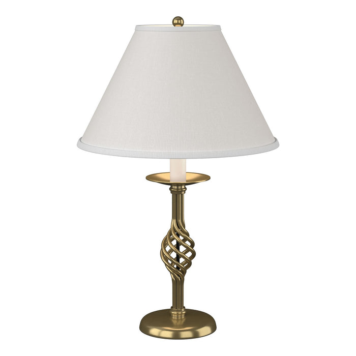 Hubbardton Forge 265001-SKT-86-SF1555 One Light Table Lamp, Modern Brass
