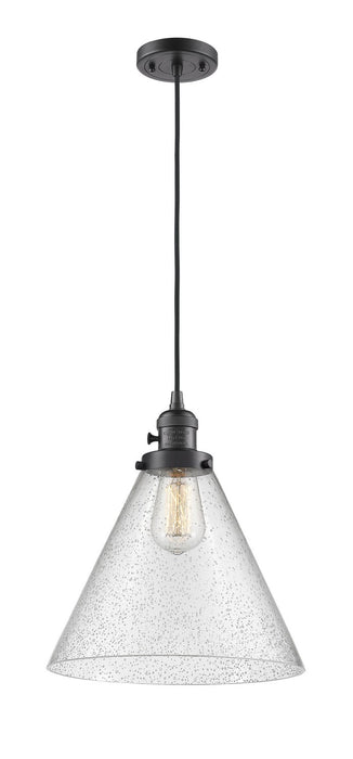 Innovations 201CSW-OB-G44-L One Light Mini Pendant, Oil Rubbed Bronze