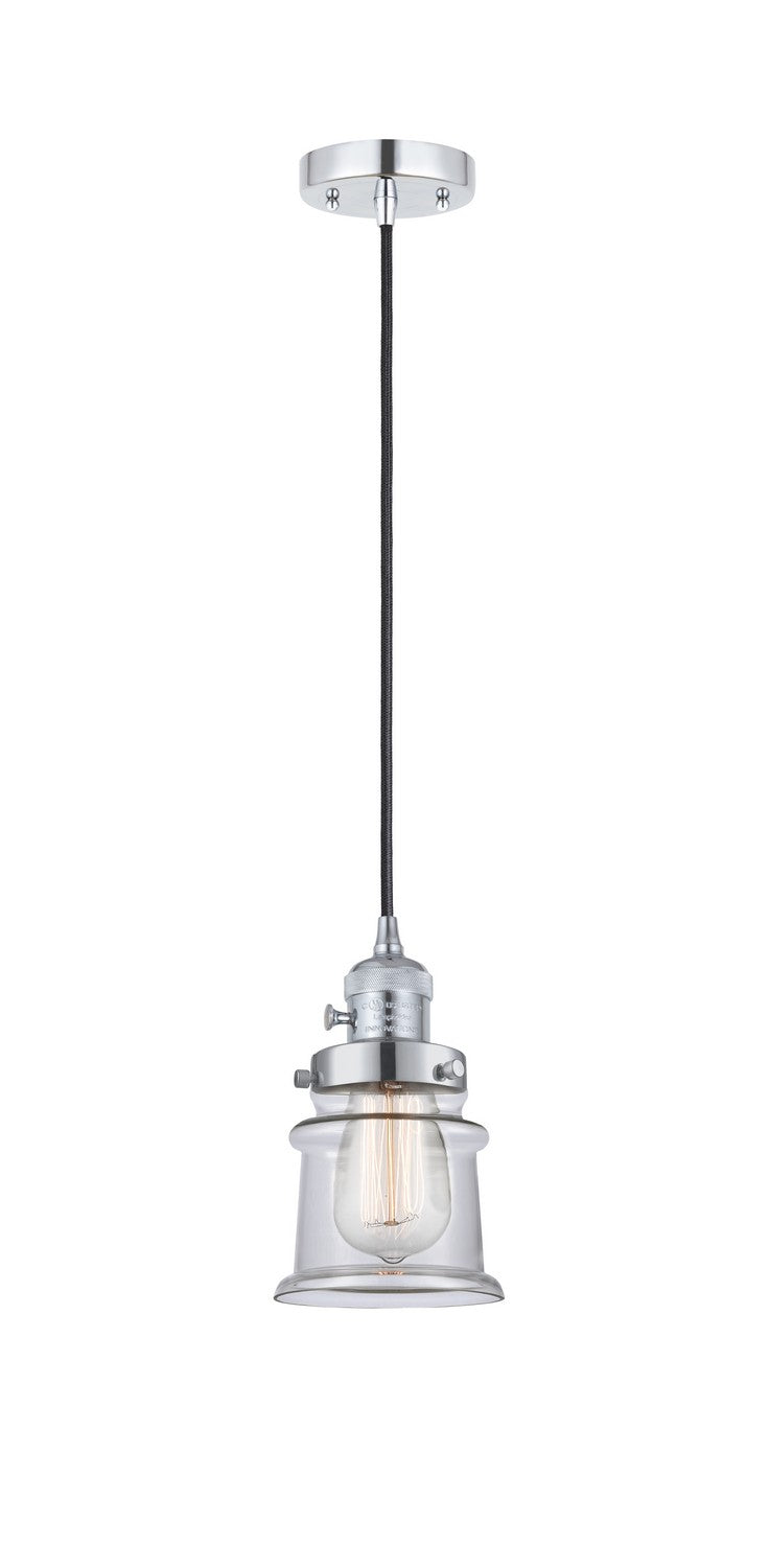 Innovations 201CSW-PC-G182S One Light Mini Pendant, Polished Chrome