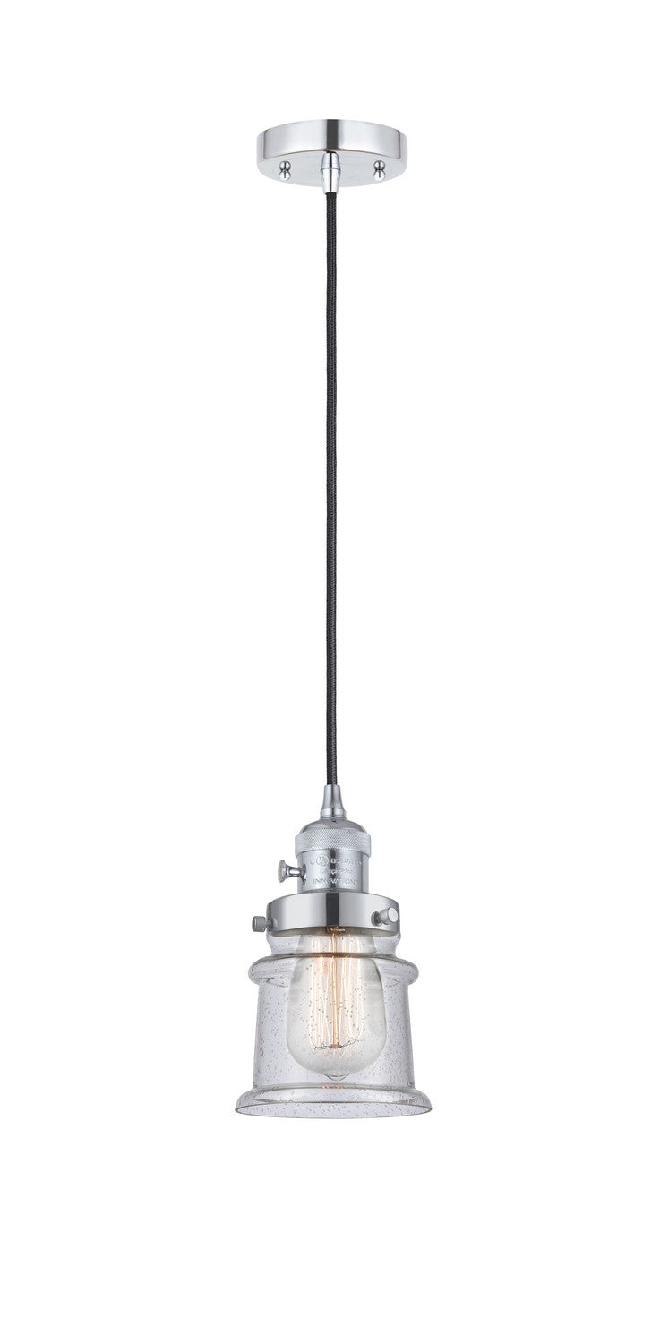 Innovations 201CSW-PC-G184S One Light Mini Pendant, Polished Chrome