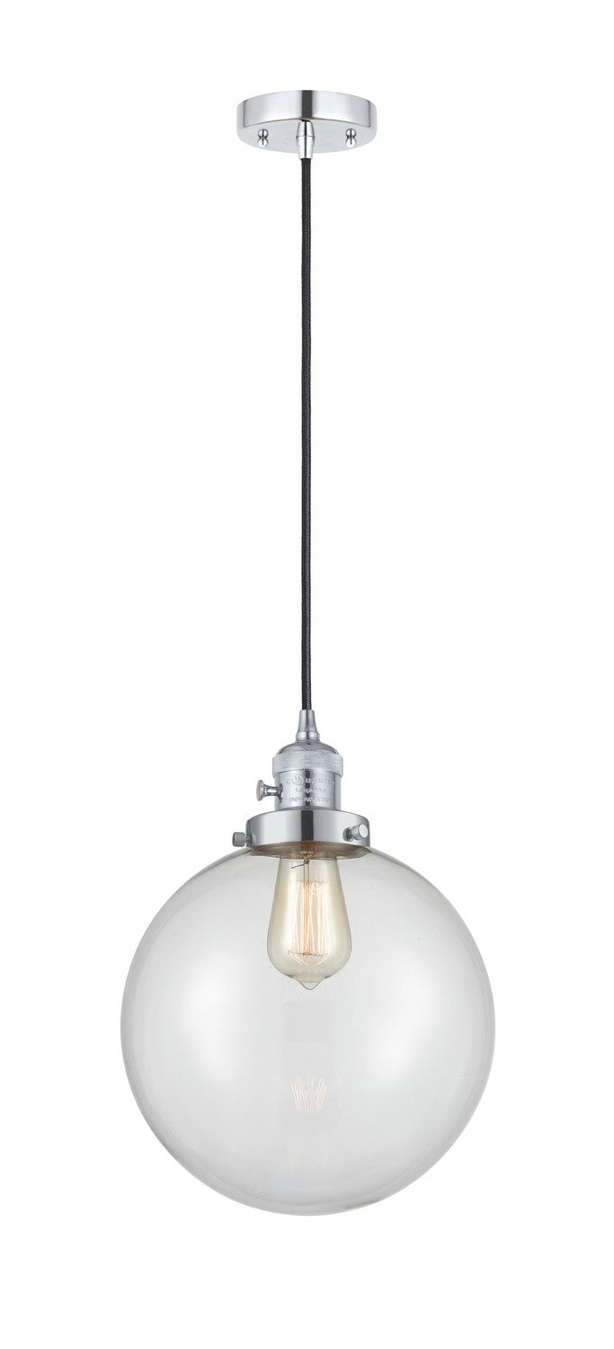 Innovations 201CSW-PC-G202-10 One Light Mini Pendant, Polished Chrome