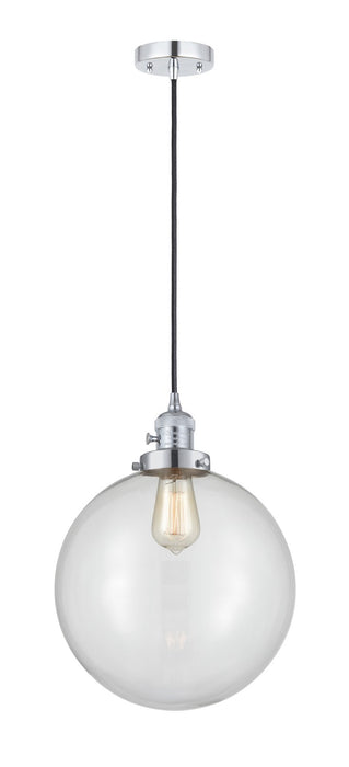 Innovations 201CSW-PC-G202-12 One Light Mini Pendant, Polished Chrome