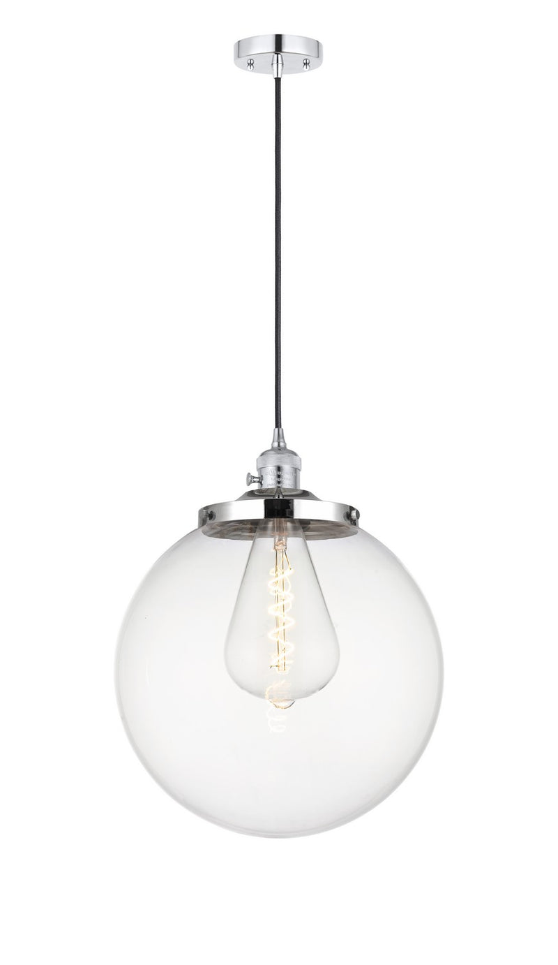 Innovations 201CSW-PC-G202-14 One Light Mini Pendant, Polished Chrome