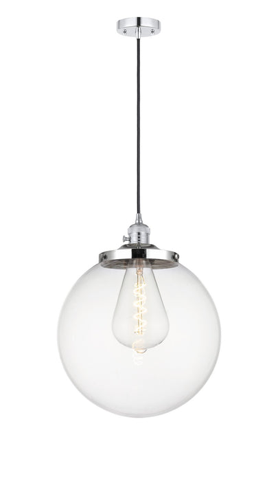 Innovations 201CSW-PC-G202-14 One Light Mini Pendant, Polished Chrome
