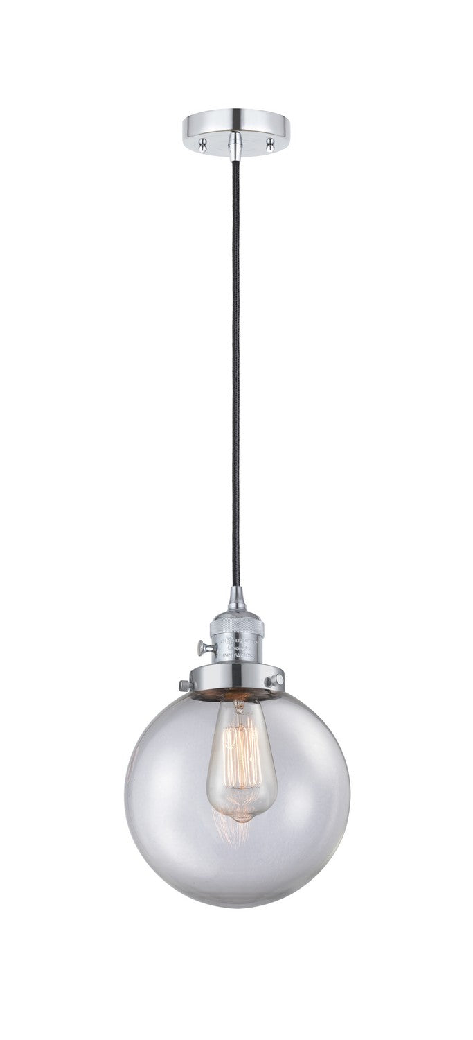 Innovations 201CSW-PC-G202-8 One Light Mini Pendant, Polished Chrome