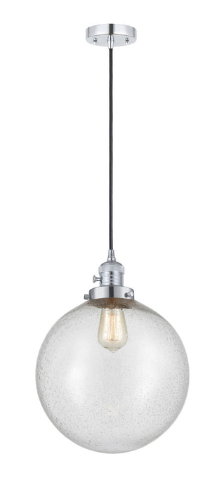 Innovations 201CSW-PC-G204-12 One Light Mini Pendant, Polished Chrome