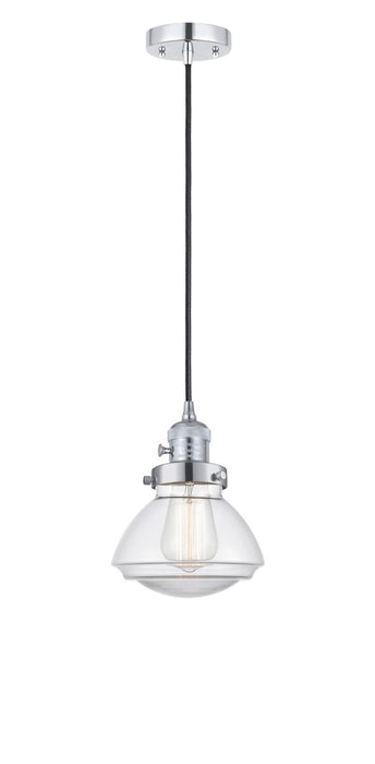 Innovations 201CSW-PC-G322 One Light Mini Pendant, Polished Chrome