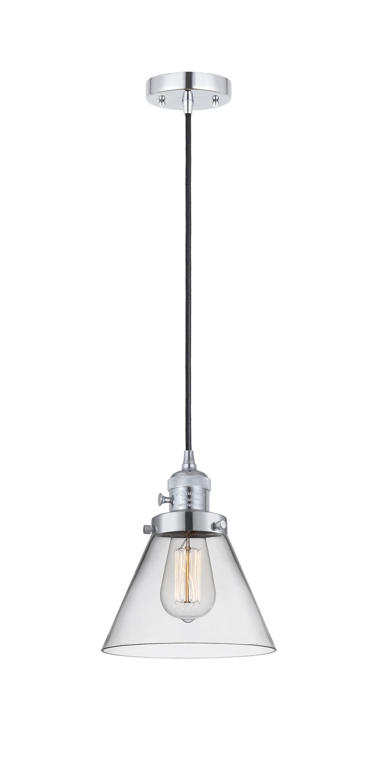 Innovations 201CSW-PC-G42 One Light Mini Pendant, Polished Chrome
