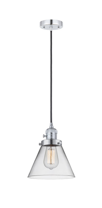 Innovations 201CSW-PC-G42 One Light Mini Pendant, Polished Chrome