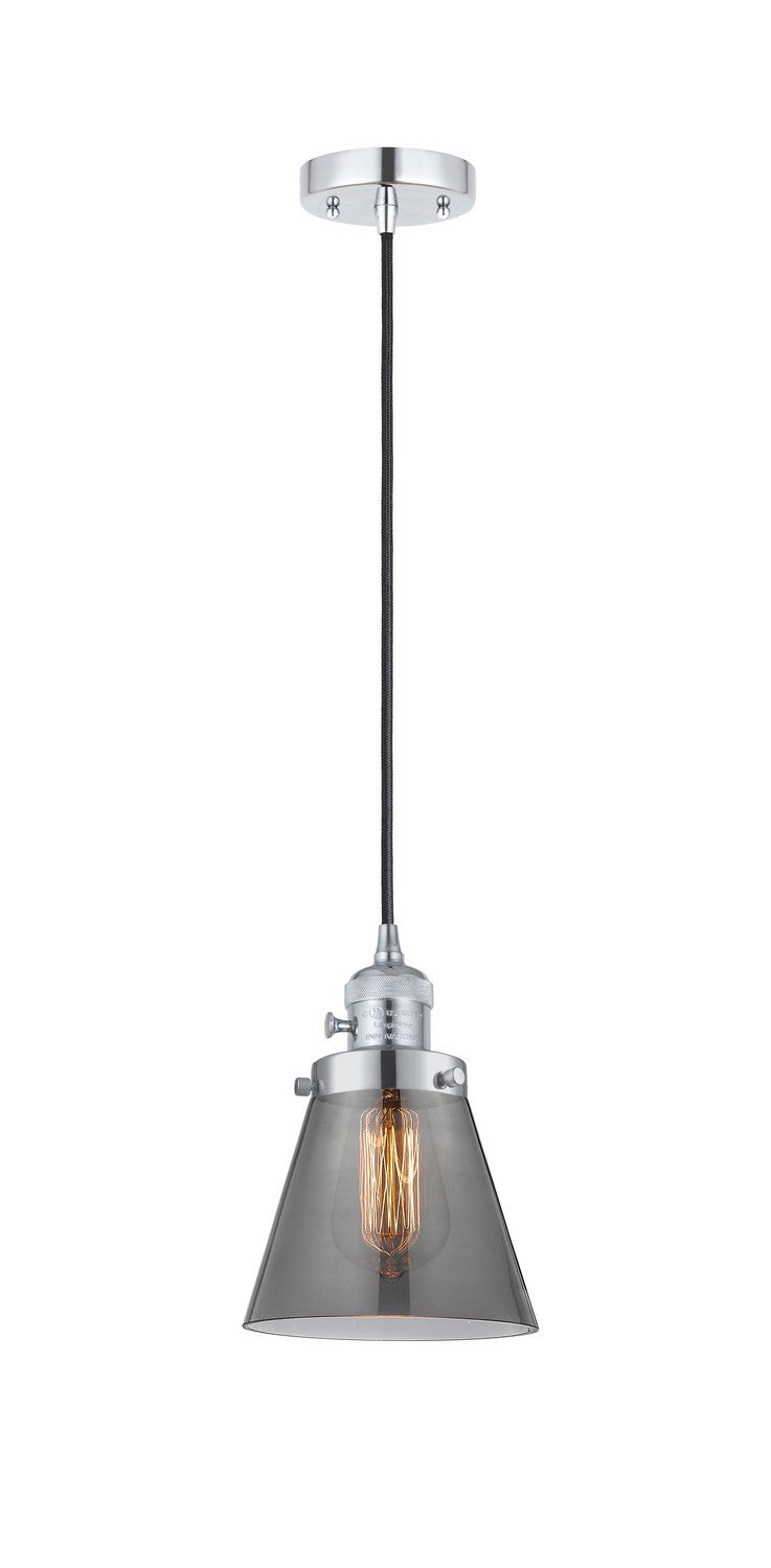 Innovations 201CSW-PC-G63 One Light Mini Pendant, Polished Chrome