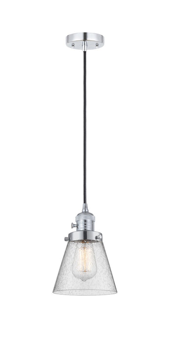 Innovations 201CSW-PC-G64 One Light Mini Pendant, Polished Chrome