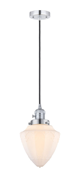 Innovations 201CSW-PC-G661-7 One Light Mini Pendant, Polished Chrome