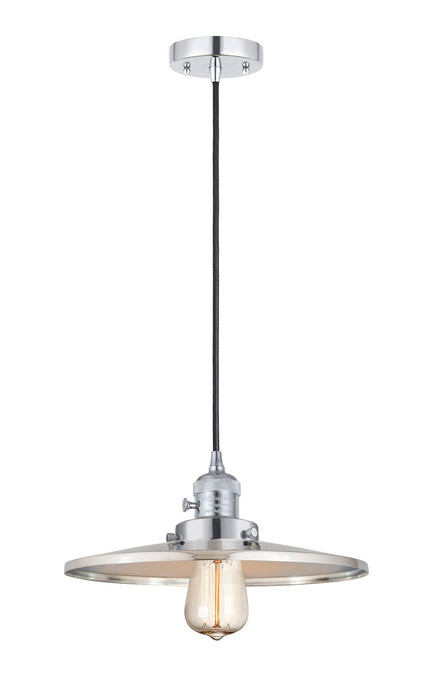 Innovations 201CSW-PC-MFR-PC-12 One Light Mini Pendant, Polished Chrome