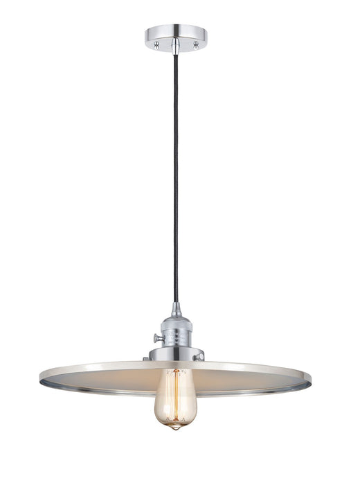 Innovations 201CSW-PC-MFR-PC-16 One Light Mini Pendant, Polished Chrome
