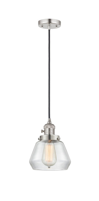 Innovations 201CSW-PN-G172 One Light Mini Pendant, Polished Nickel