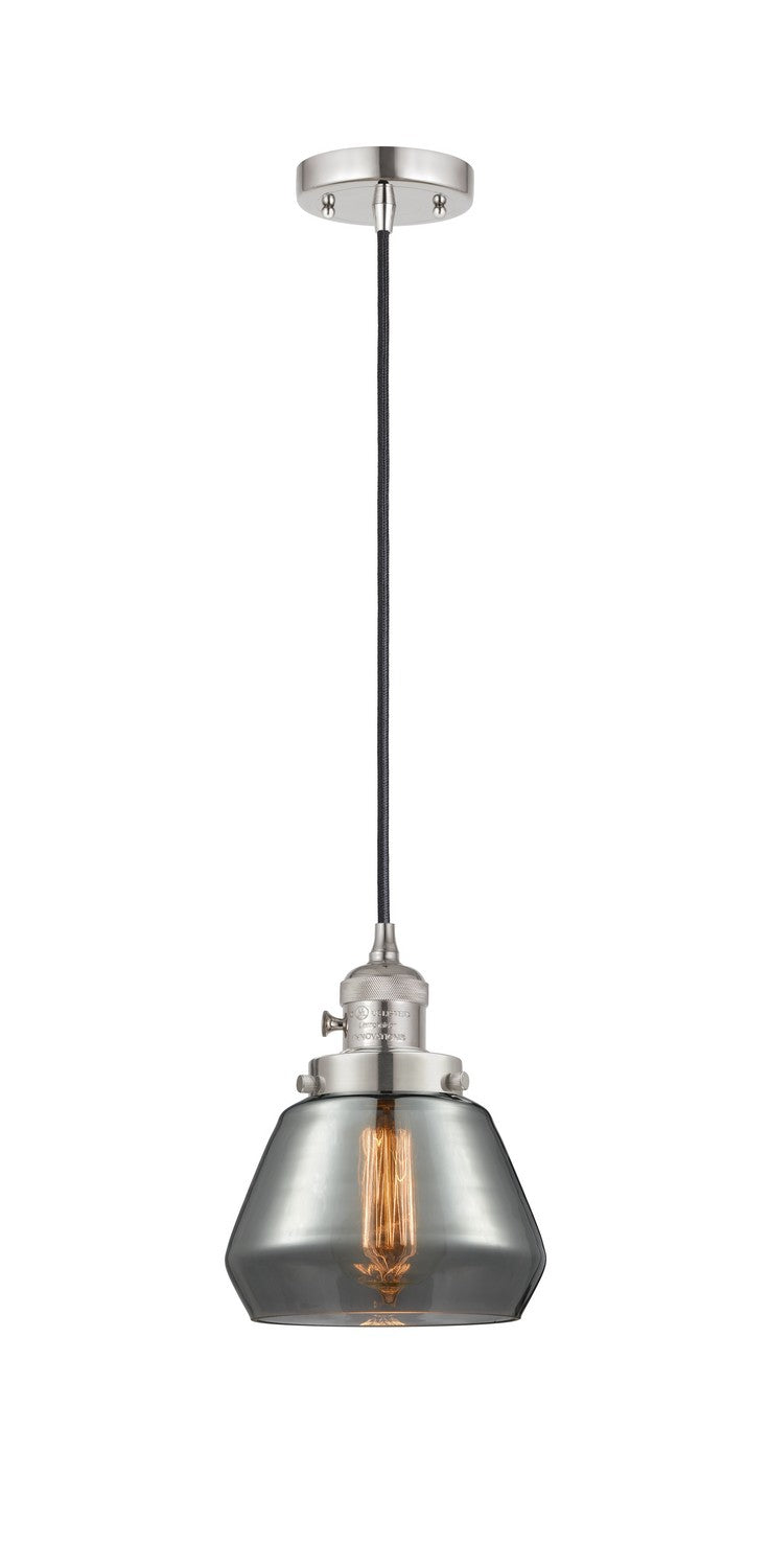 Innovations 201CSW-PN-G173 One Light Mini Pendant, Polished Nickel